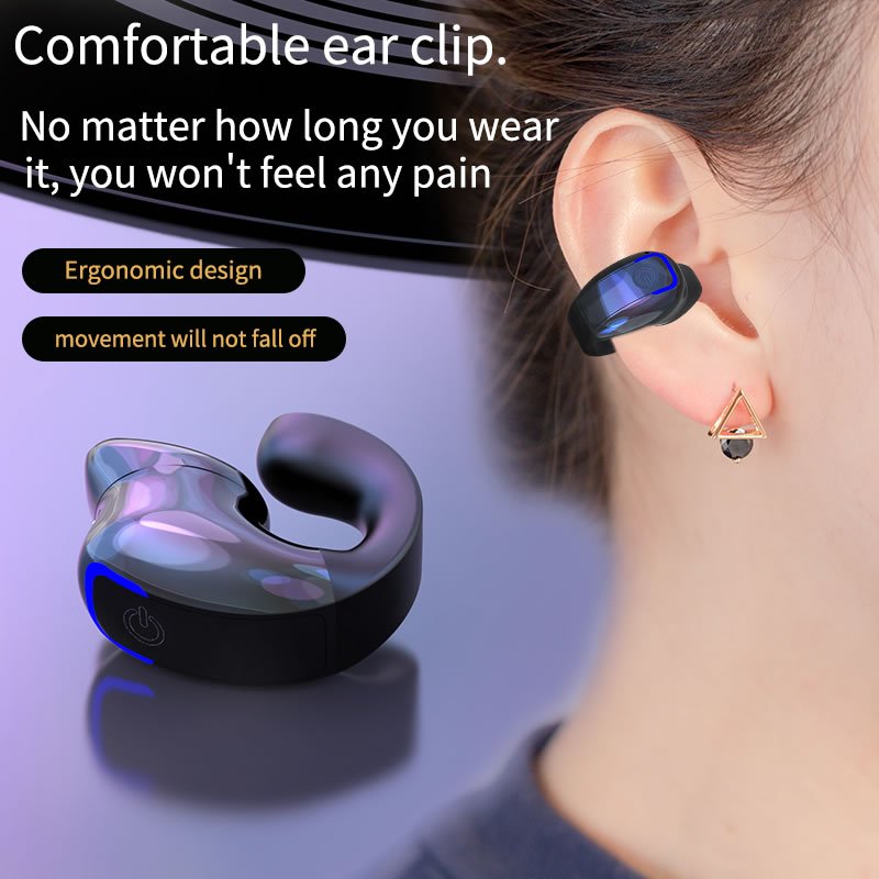 Clip On Ear Buds Wireless Bluetooth Earbuds