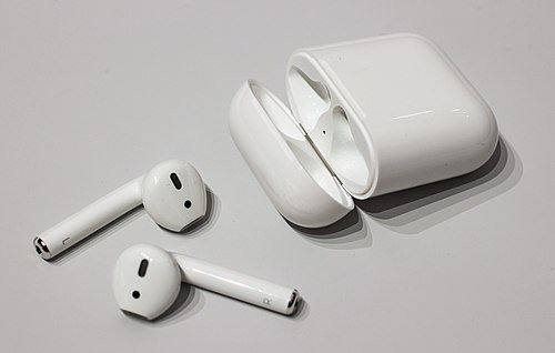 Apple AirPods and case