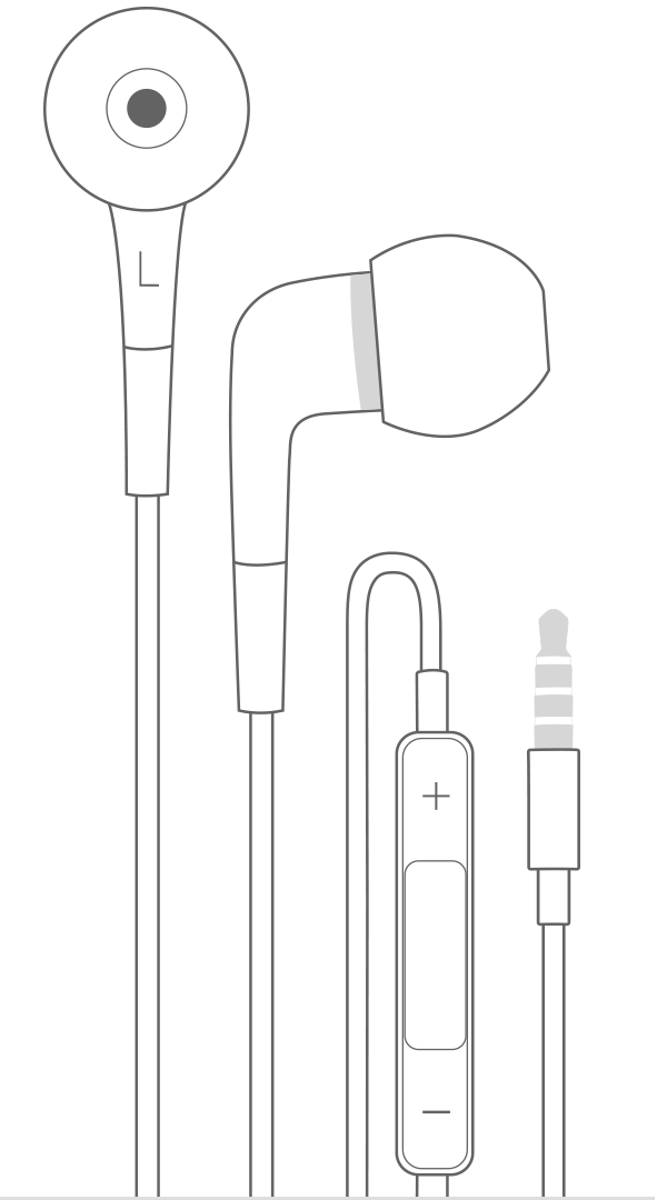 Apple In-Ear Headphones with Remote and Mic