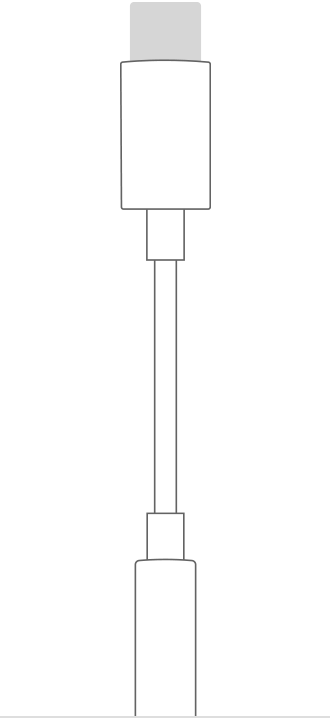 USB-C to 3.5 mm Headphone Jack Adapter